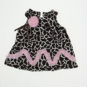 Rare, Too! Girls Brown | White Blouse size: 18 Months